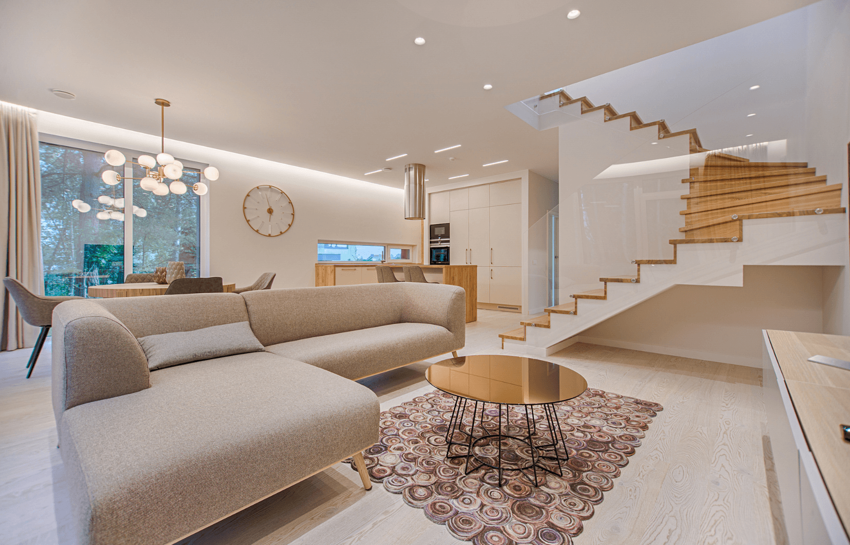 Onsite furniture installation process ensuring precise fit and design.